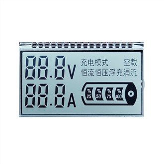 פלח מונוכרומטי מד מים תצוגת LCD
