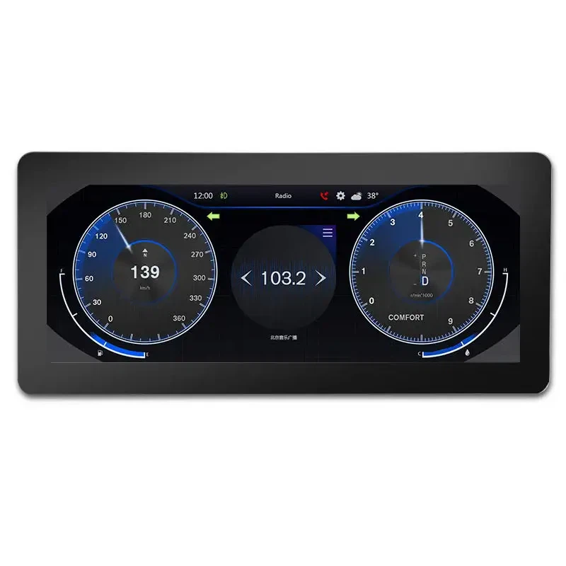 מסך IPS 12.3 אינץ' Tft Lcd 1920x720 Lvds מודול תצוגת LCD